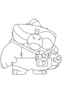 Brawl Stars kleurplaat 30